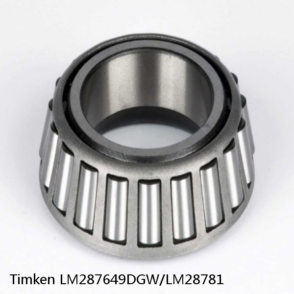 LM287649DGW/LM28781 Timken Tapered Roller Bearing