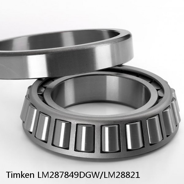 LM287849DGW/LM28821 Timken Tapered Roller Bearing