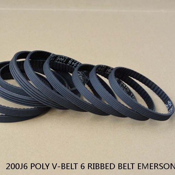 200J6 POLY V-BELT 6 RIBBED BELT EMERSON ELECTRIC  B50816439B002 USA FREE SHIP