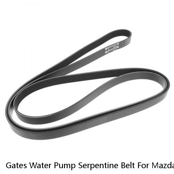 Gates Water Pump Serpentine Belt For Mazda Tribute 2004 - 2006